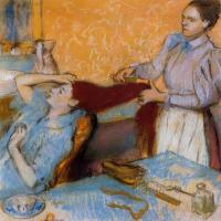 Degas, Edgar - Woman Having Her Hair Combed